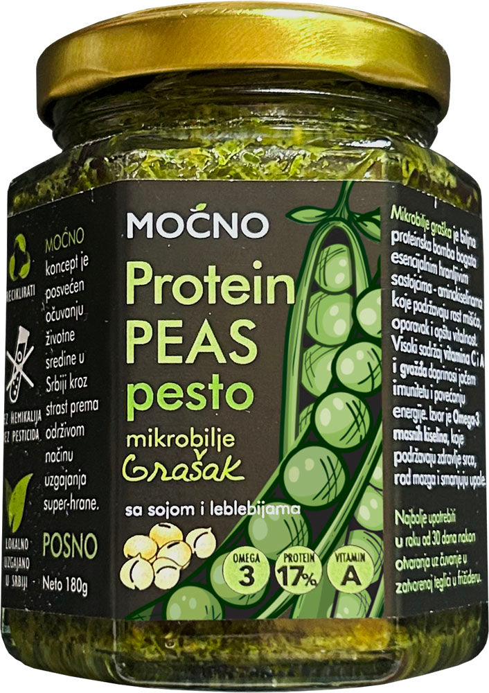 MOĆNO Pesto - Protein peas